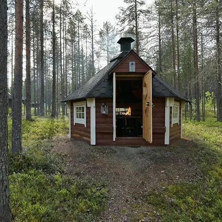 Northern Delight Saivu & Ulda, Next To Reindeer Farm, Including Lappish Hut And Skiroom