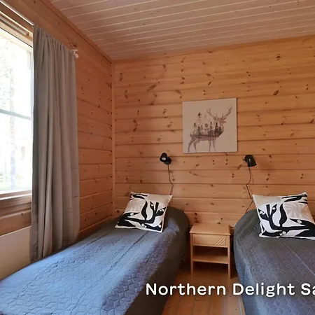 Northern Delight Saivu & Ulda, Next To Reindeer Farm, Including Lappish Hut And Skiroom Lomamökit Levi