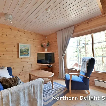 Northern Delight Saivu & Ulda, Next To Reindeer Farm, Including Lappish Hut And Skiroom