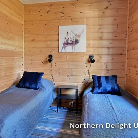Northern Delight Saivu & Ulda, Next To Reindeer Farm, Including Lappish Hut And Skiroom Lomamökit