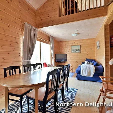 Northern Delight Saivu & Ulda, Next To Reindeer Farm, Including Lappish Hut And Skiroom
