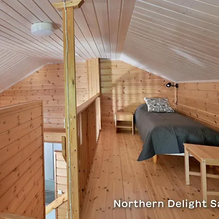 Lomamökit Northern Delight Saivu & Ulda, Next To Reindeer Farm, Including Lappish Hut And Skiroom
