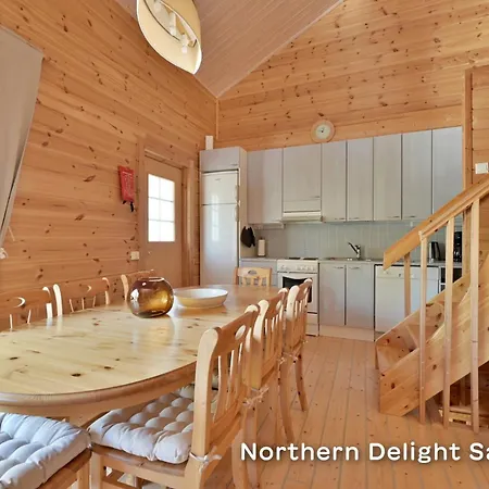 Northern Delight Saivu & Ulda, Next To Reindeer Farm, Including Lappish Hut And Skiroom